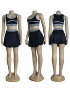 Aloyoga falda y top con pantalon integrado