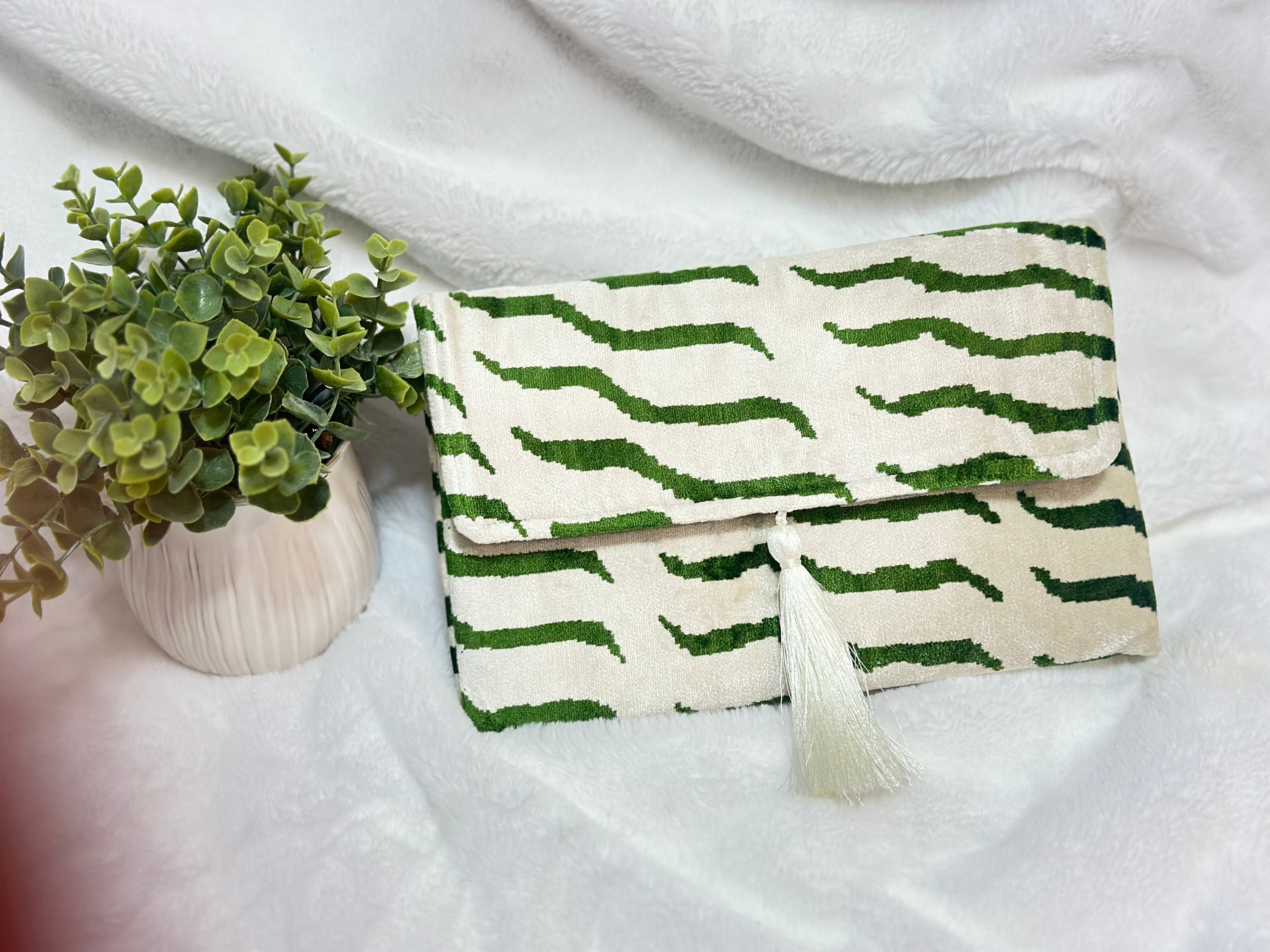 Ikat clutches & crossbody